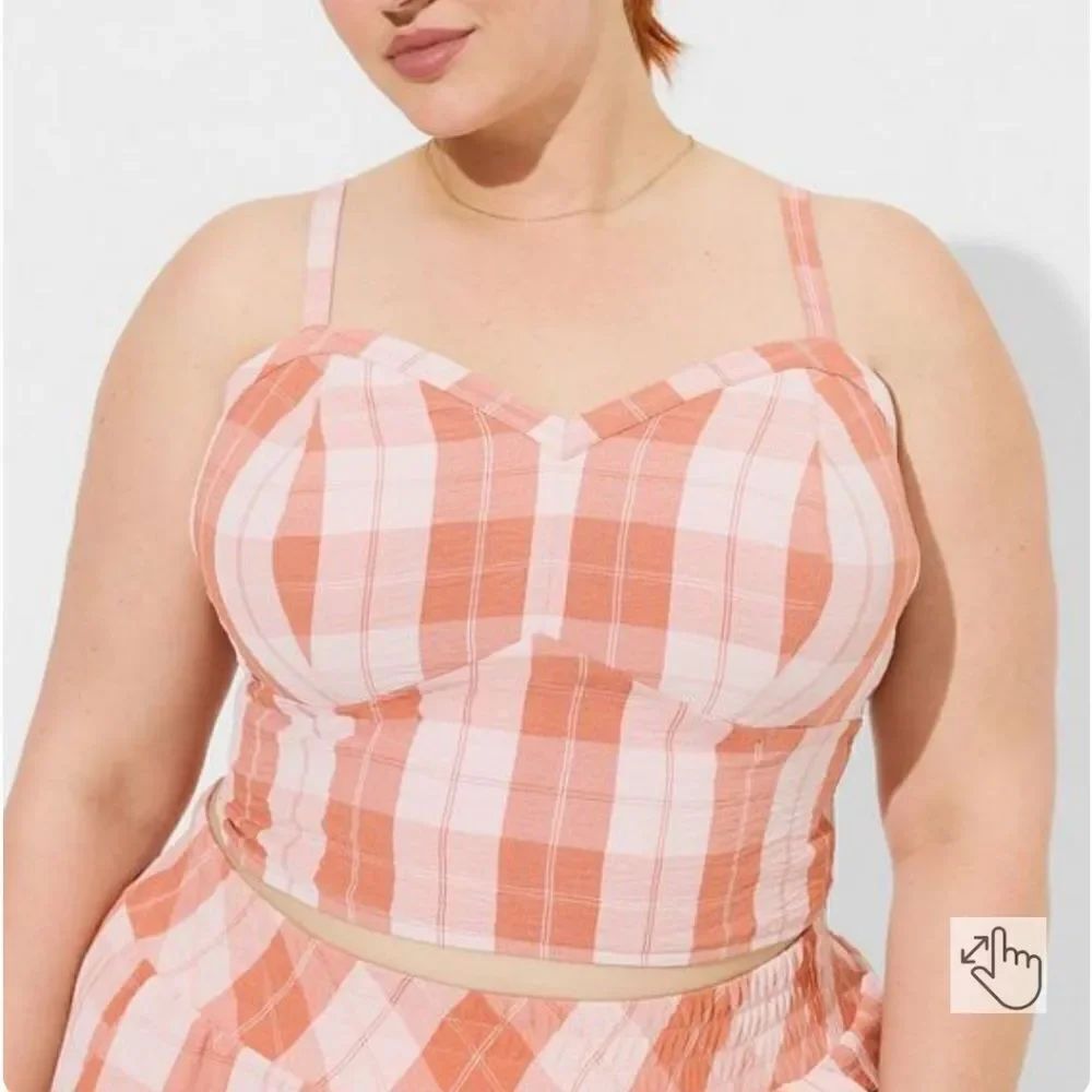 Torrid Plaid TOP Only - New